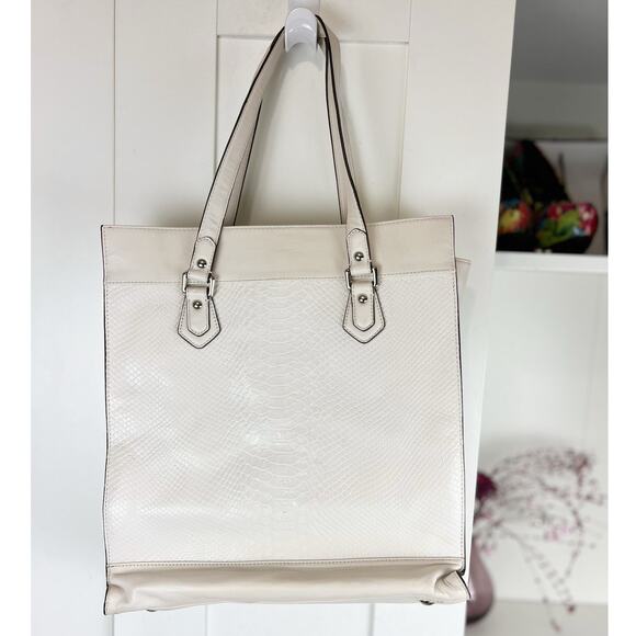 Coach Charlie Embossed Python Leather Large Tote Bag F28723 Limited Edition - Picture 9 of 16